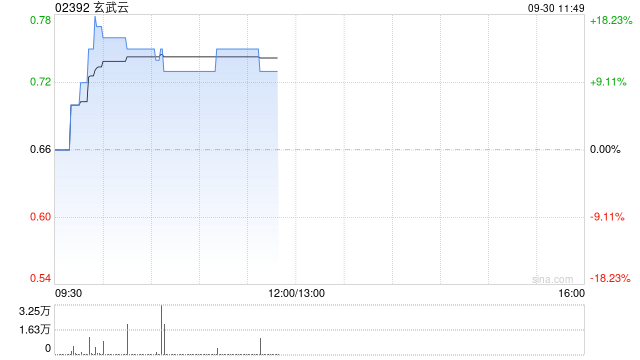 玄武云早盘涨逾11% 公司上半年营收稳健增长